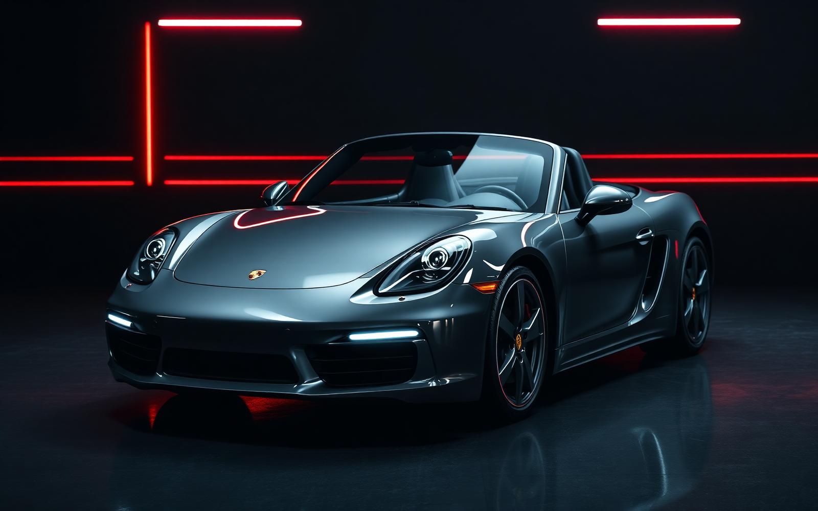 Porsche Boxster gris ágata detallado en LP Automotriz